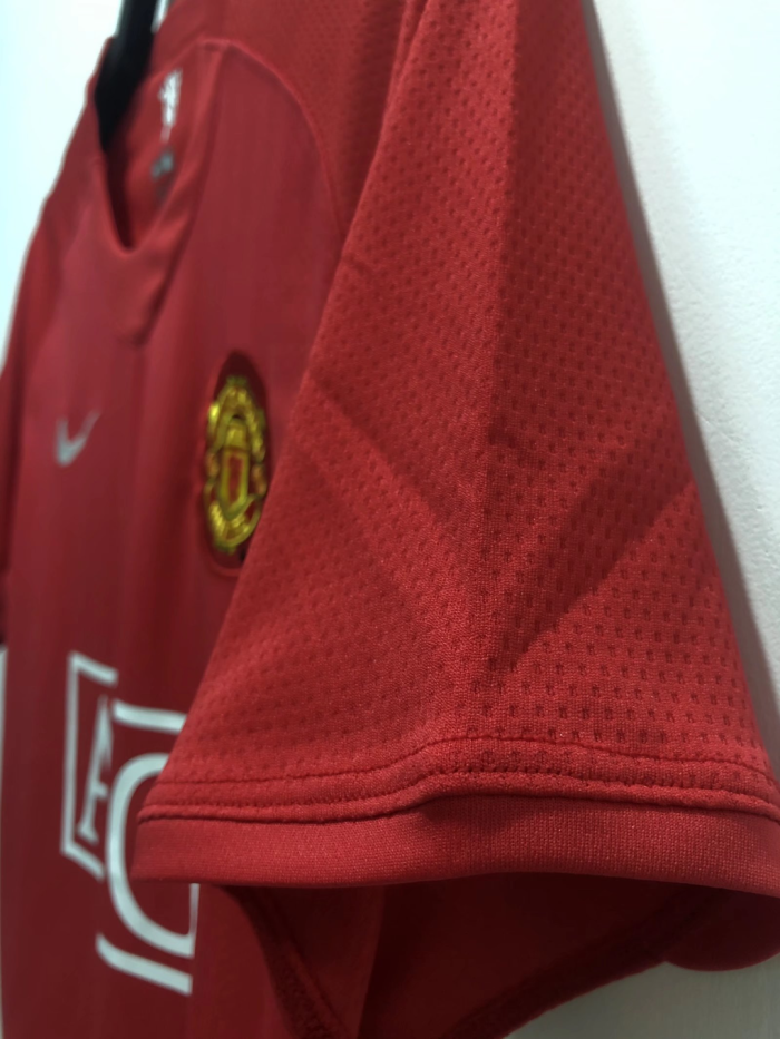 2007-2008 Man Utd Home League Edition Retro Soccer Jersey