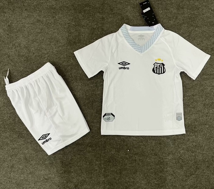 25-26 Santos FC Home Kids Soccer Jersey