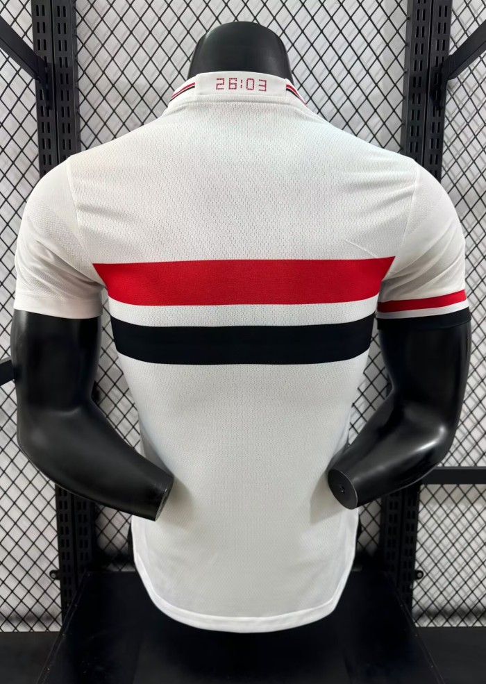 25-26 Sao Paulo Home Player Soccer Jersey