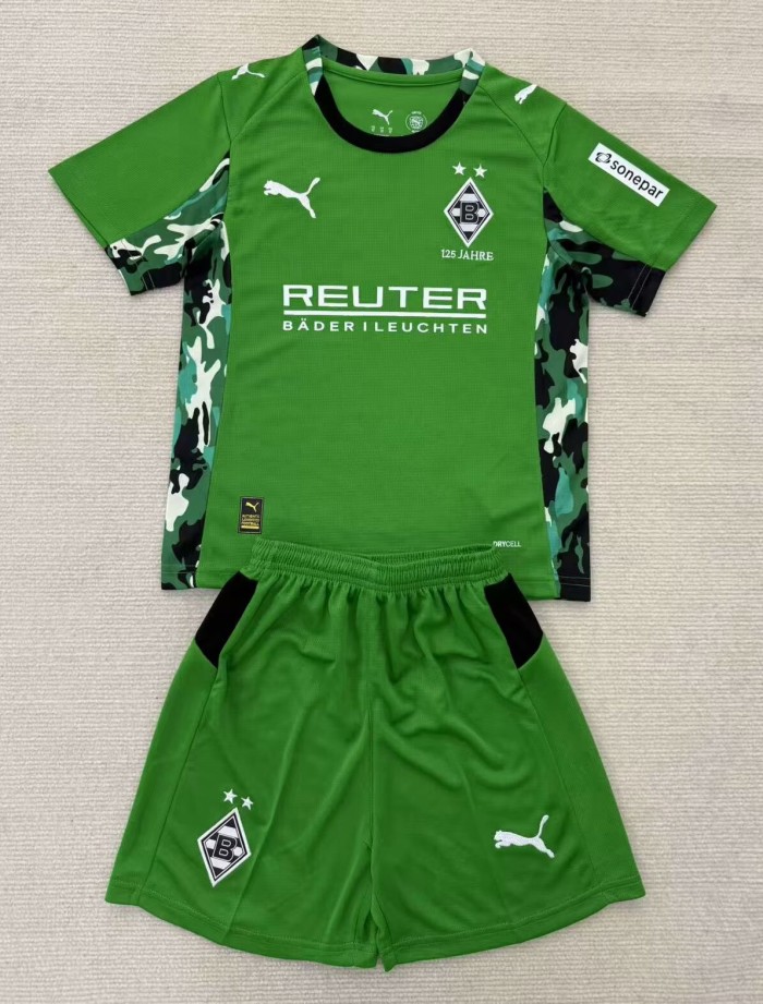 25-26 Monchengladbach Away Kids Soccer Jersey