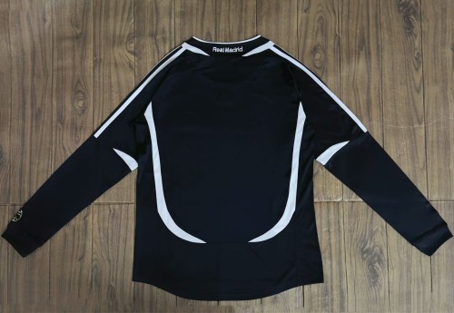 2006-2007 RMA Away Long Sleeves Retro Soccer Jersey