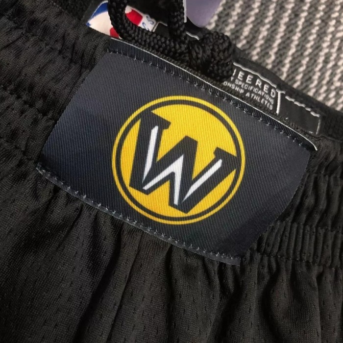 WARRIORS Black Top QualityQuality NBA Pants