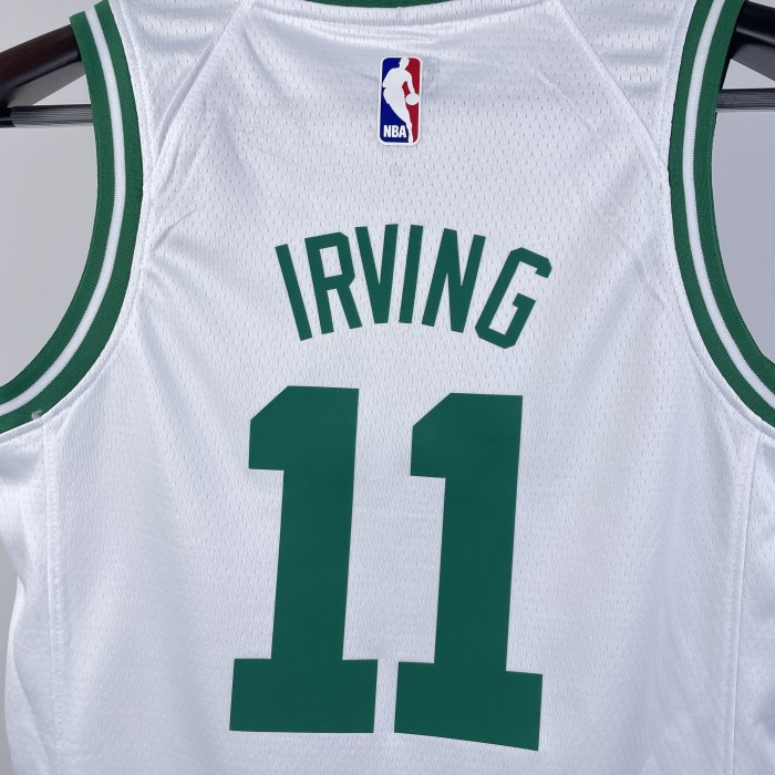 2023 CELTICS IRVING #11 White Top Quality Hot Pressing Kids NBA Jersey