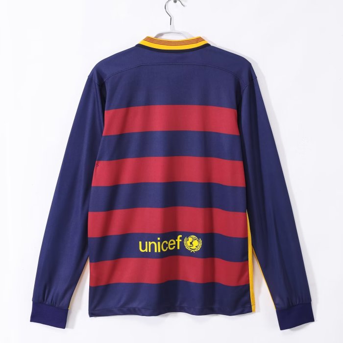 2015-2016 BAR Home Long sleeves Retro Soccer Jersey