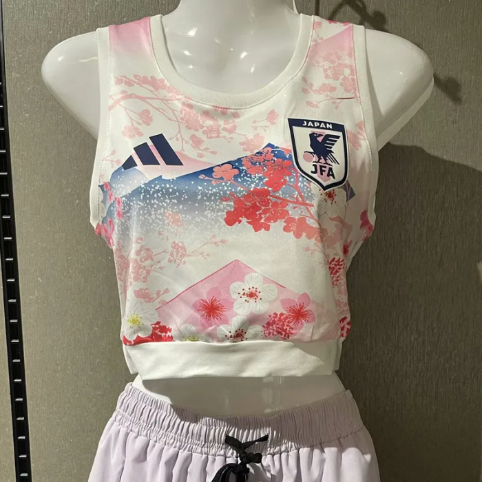 25-26 Japan White Women Yoga Vest (女)