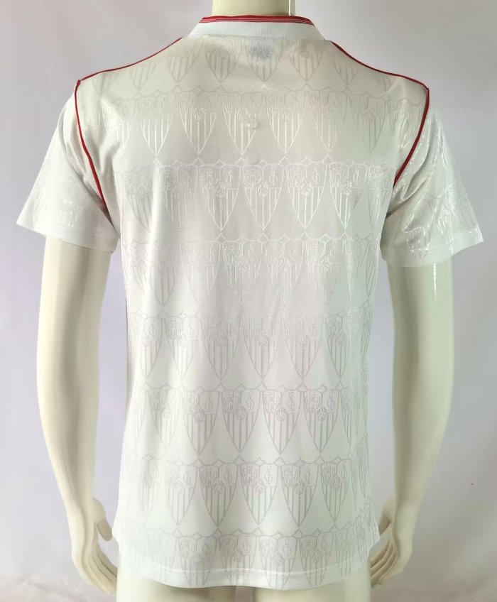 1991-1992 Sevilla Home Retro Soccer Jersey