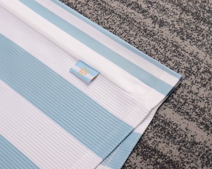 1998 Argentina Home Kids Retro Soccer Jersey