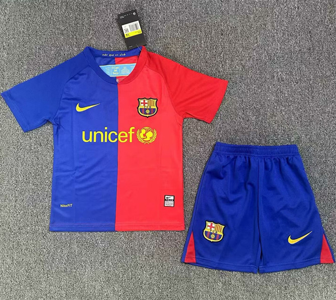 2008-2009 BAR Home Retro Kids Soccer Jersey