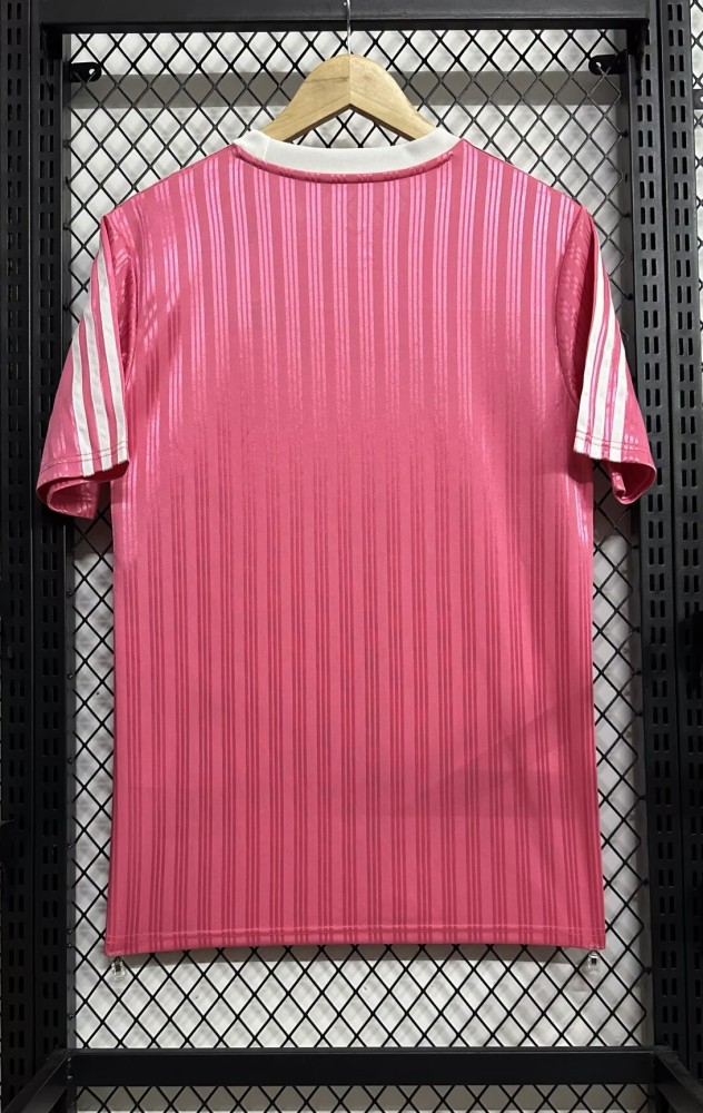 2025 AD Casual Pink Fans Training shirts *三叶草