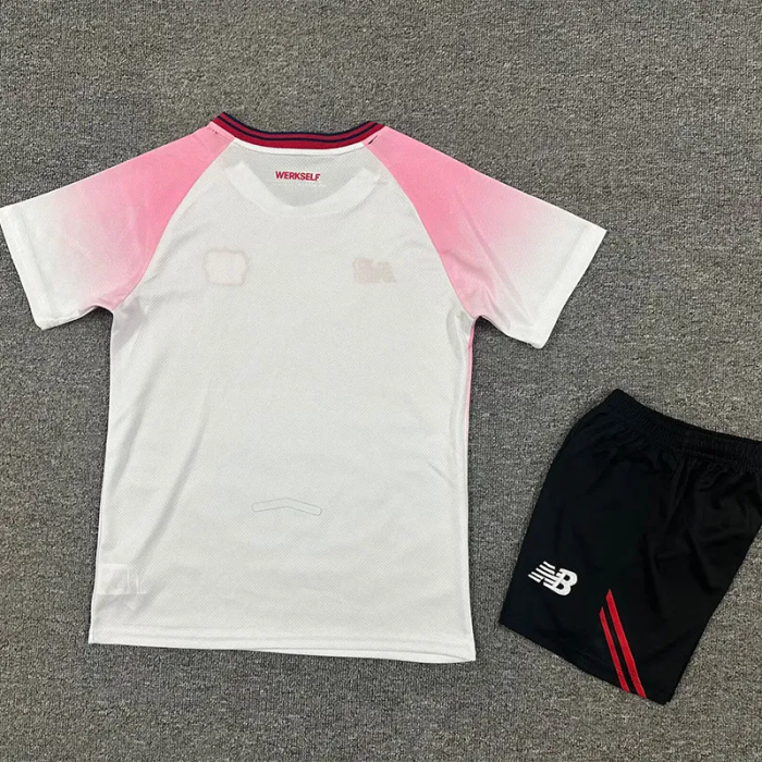 25-26 LeverKusen Pink Kids Soccer Jersey