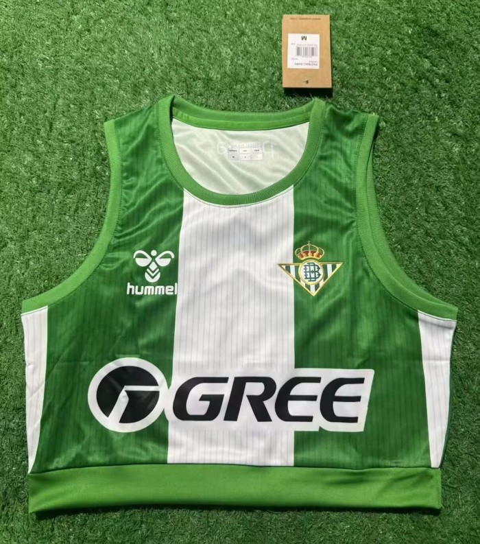 25-26 Real Betis Home Women Yoga Vest (女)