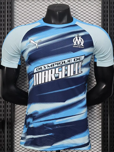 25-26 Marseille Blue Special Edition Player Version Training shirts