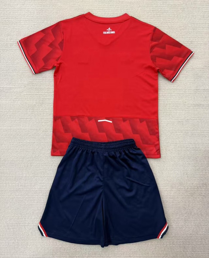 25-26 Lille Home Kids Soccer Jersey