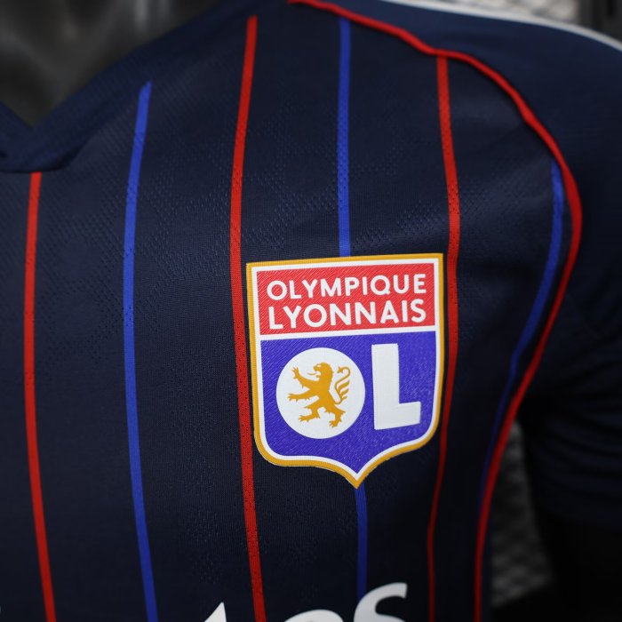 25-26 Lyon Away Player Version Soccer Jersey