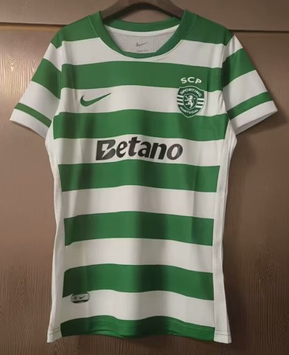 25-26 Sporting Lisbon Home Women Soccer Jersey (女)