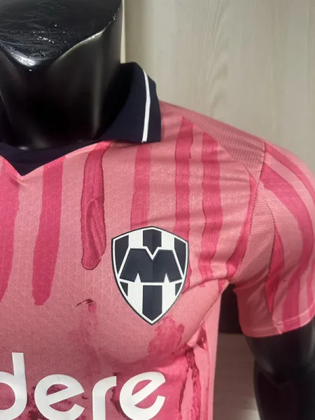 2025 Monterrey Pink Goalkeeper Player Version Soccer Jersey