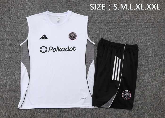 25-26 Inter Miami High Quality Tank Top And Shorts Suit