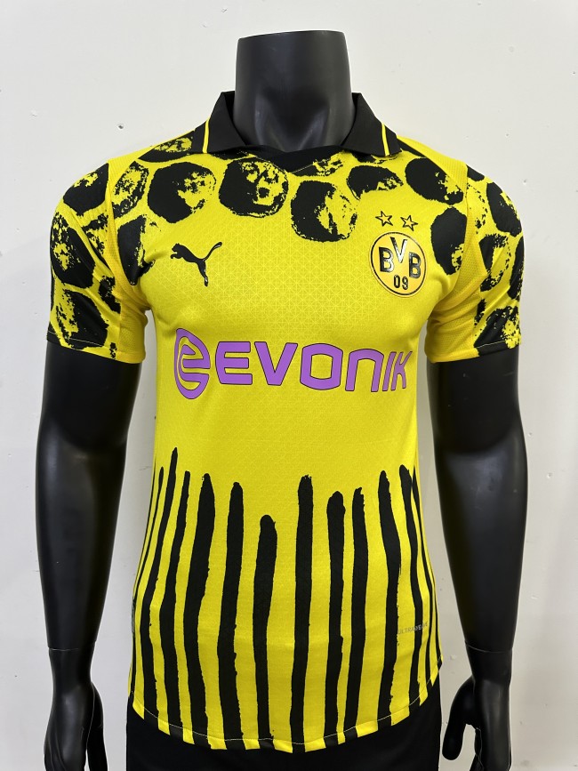 25-26 Dortmund Yellow Black Special Edition Player Version Soccer Jersey