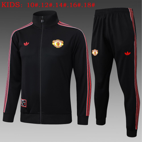 25-26 Man Utd High Quality Kids Jacket Tracksuit