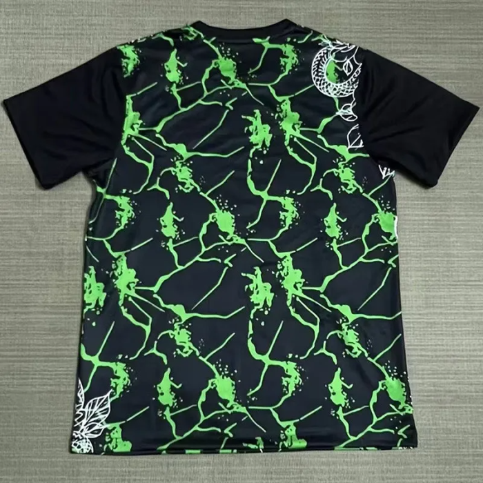 25-26 INT Black Green Training shirts (蛇)