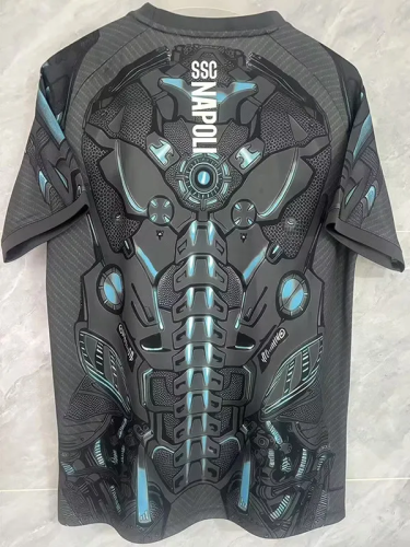 25-26 Napoli Black Grey Training Shirts