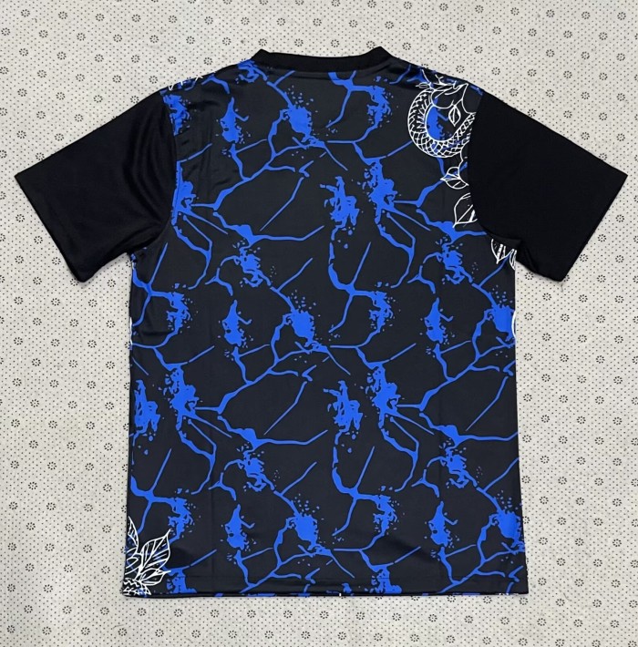 25-26 INT Black Blue Training shirts (蛇)