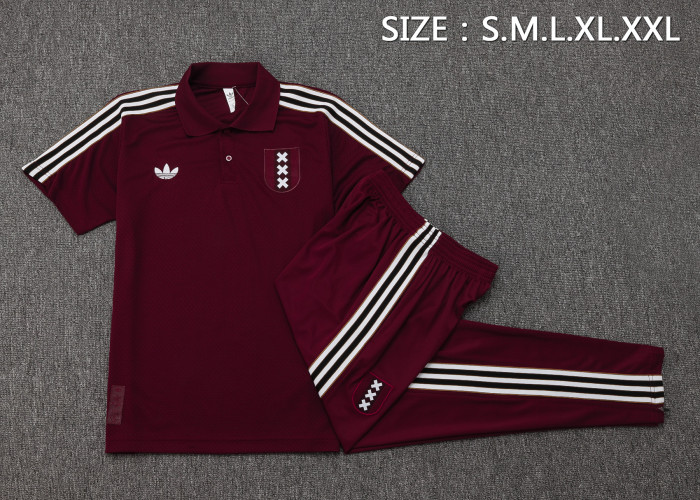 25-26 Aja× High Quality Polo Tracksuit