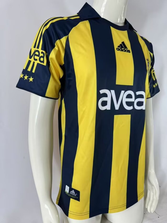 2008-2009 Fenerbahce Home Retro Soccer Jersey