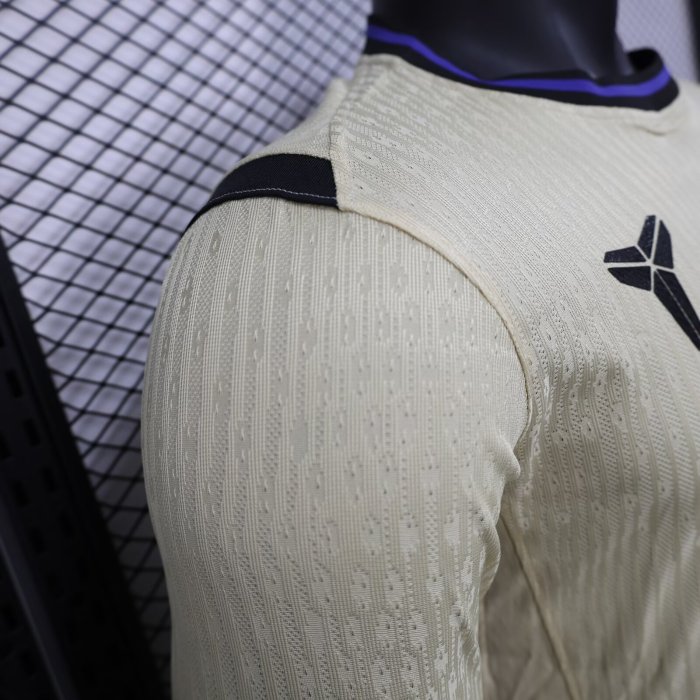 25-26 BAR Away Long Sleeve Player Version Soccer Jersey (长袖球员)