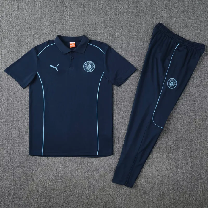 25-26 Man City High Quality Polo Tracksuit