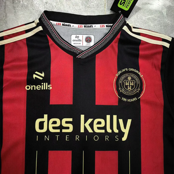 25-26 Bohemian FC Home Fans Soccer Jersey