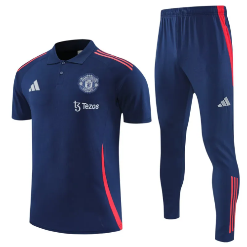 25-26 Man Utd High Quality Polo Tracksuit