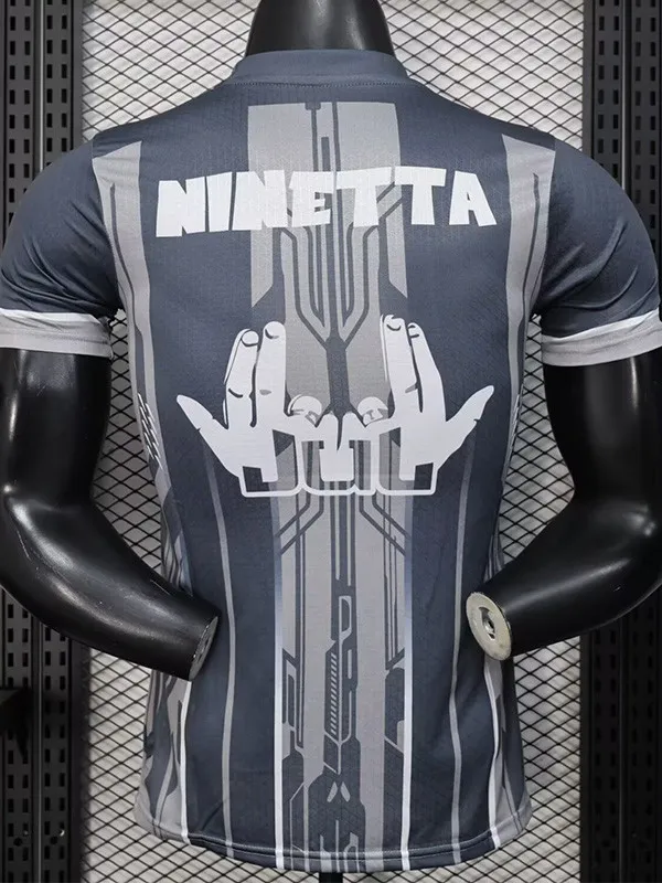 25-26 Marseille Grey Joint Edition Player Version Training shirts