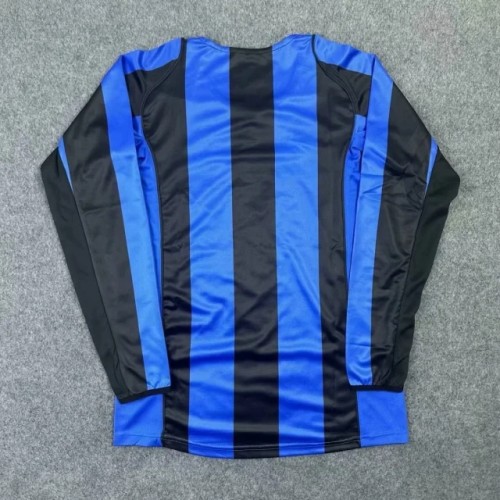 2004-2005 INT Home Long sleeves Retro Soccer Jersey