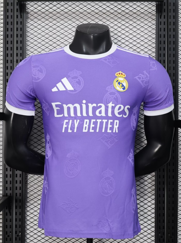 25-26 RMA Purple Special Edition Player Version Soccer Jersey