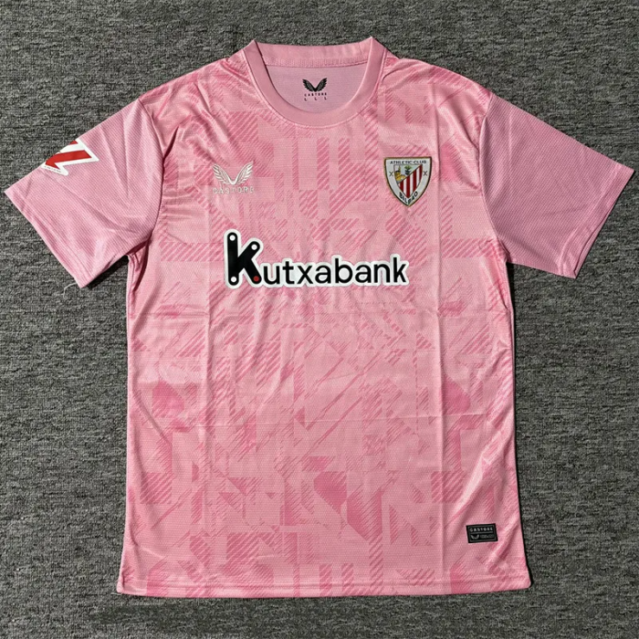 25-26 Bilbao Pink Goalkeeper Fans Soccer Jersey