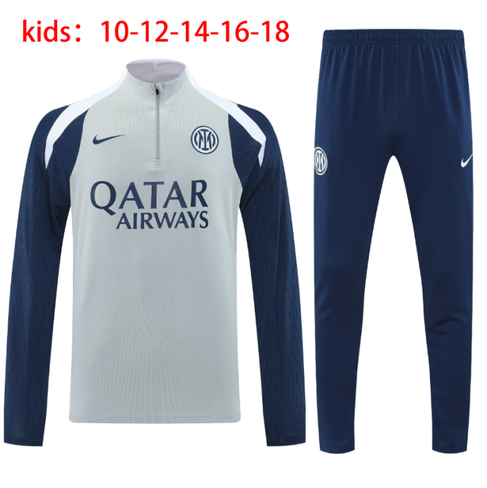 25-26 INT High Quality Kids Half Pull Tracksuit