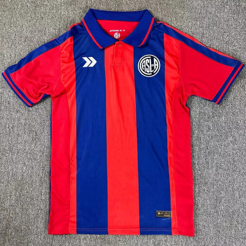 25-26 San Lorenzo Home Fans Soccer Jersey 1:1 Thai Quality