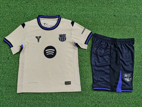 25-26 BAR Away Kids Player Version Soccer Jersey (球员童装)