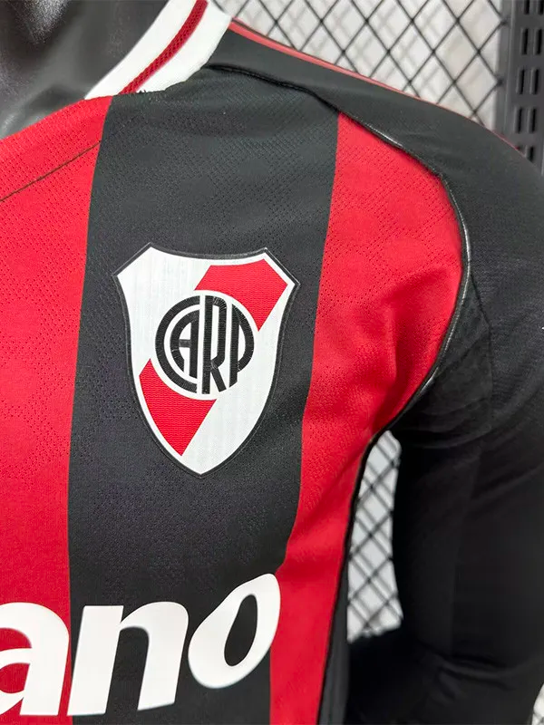 25-26 River Plate Away Long Sleeve Player Version Soccer Jersey (长袖球员) 1:1 Thai Quality