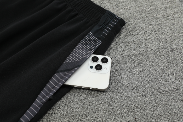 2025 AD Black Jacket Tracksuit