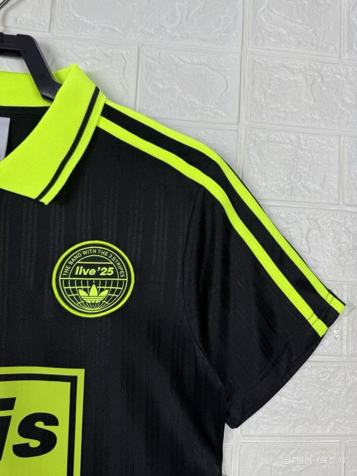 2025 AD Oasis Joint Edition Fluorescent Green Polo Short Sleeve