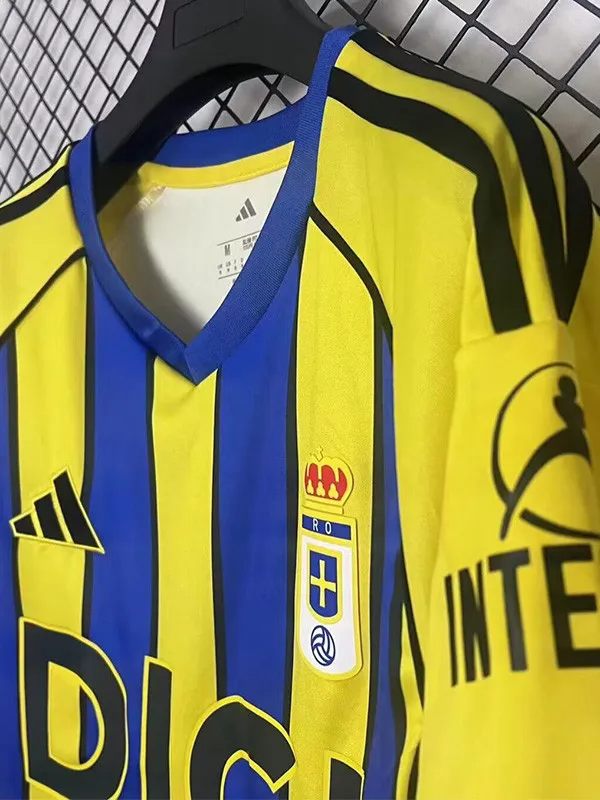 25-26 Real Oviedo Away Fans Soccer Jersey 1:1 Thai Quality