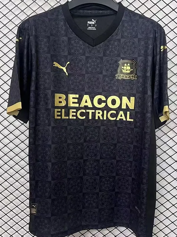 25-26 Plymouth FC Away Fans Soccer Jersey 1:1 Thai Quality