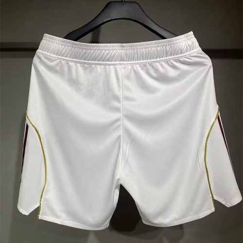 25-26 Aston Villa Home Player Version Shorts Pants 1:1 Thai Quality (球员短裤)