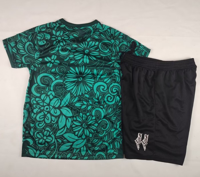 25-26 Palestine Green Fans Kids Soccer Jersey 1:1 Thai Quality