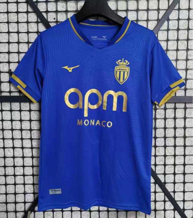 25-26 Monaco Away Fans Soccer Jersey 1:1 Thai Quality