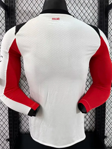 25-26 ACM Away Long Sleeve Player Version Soccer Jersey (长袖球员)1:1 Thai Quality