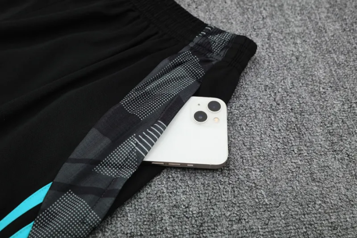 2025 AD White Blue Training Short Suit