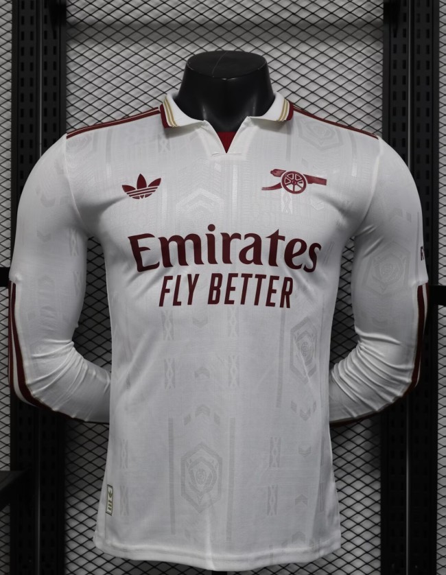 25-26 ARS Third Long Sleeve Player Version Soccer Jersey 1:1 Thai Quality (长袖球员)